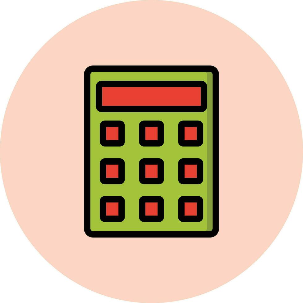 Calculation Vector Icon Design Illustration