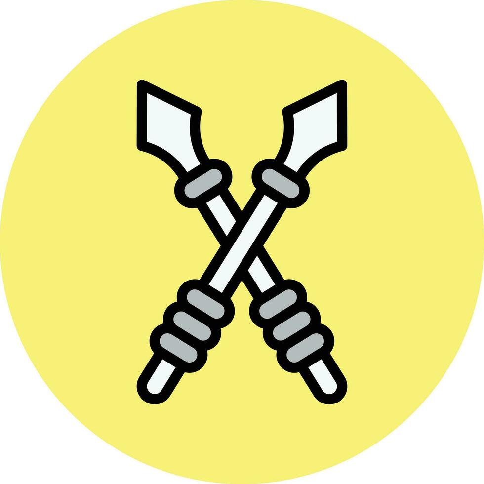 Spear Vector Icon Design Illustration