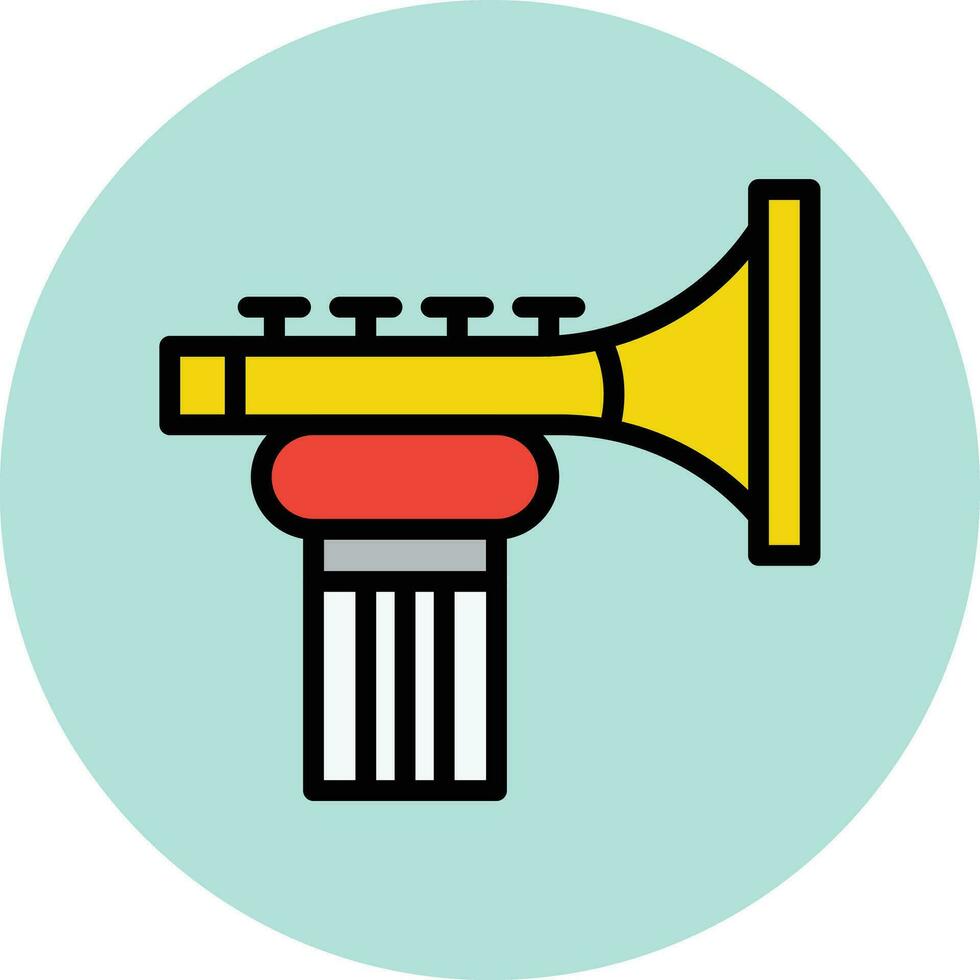 Trumpet Vector Icon Design Illustration