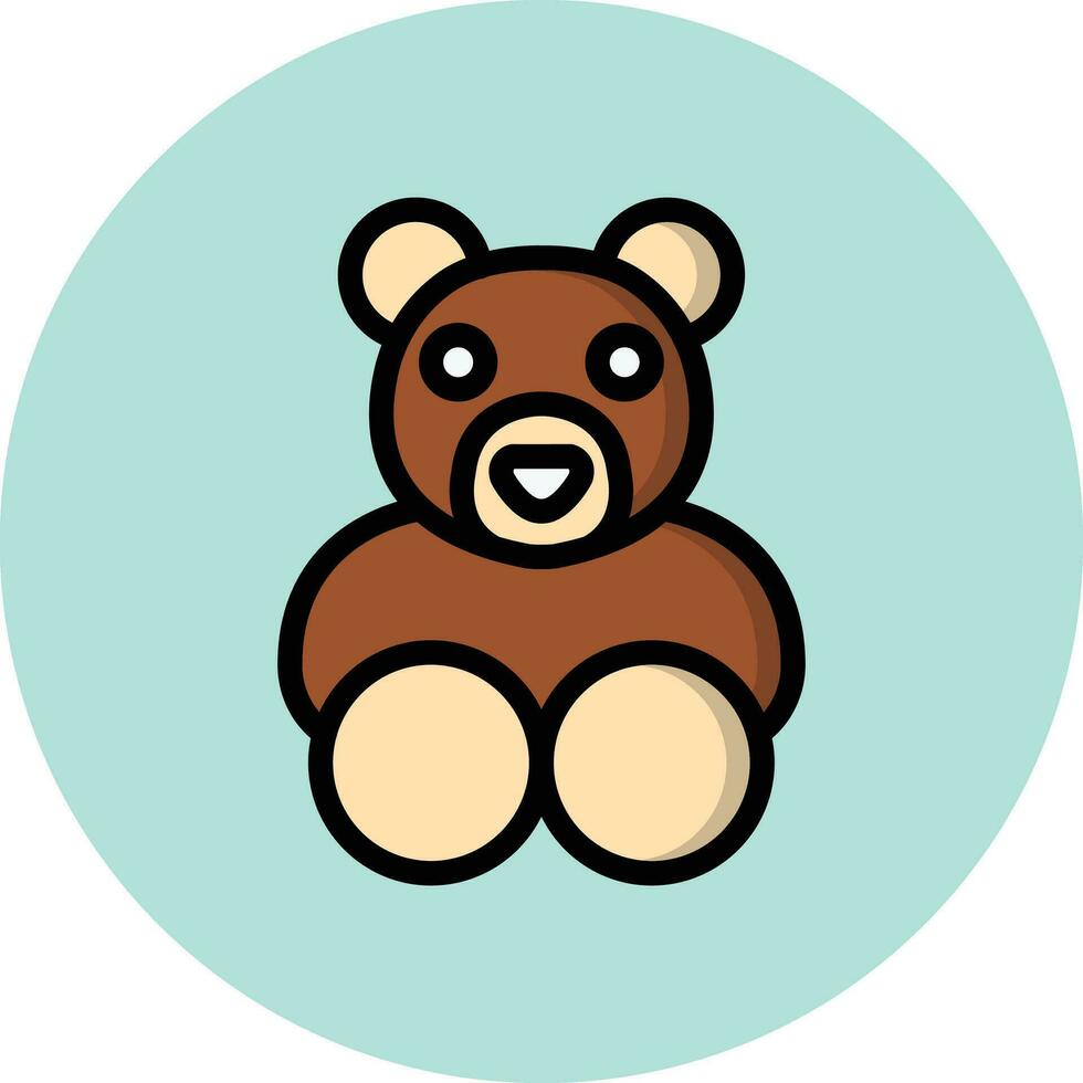 Bear Vector Icon Design Illustration