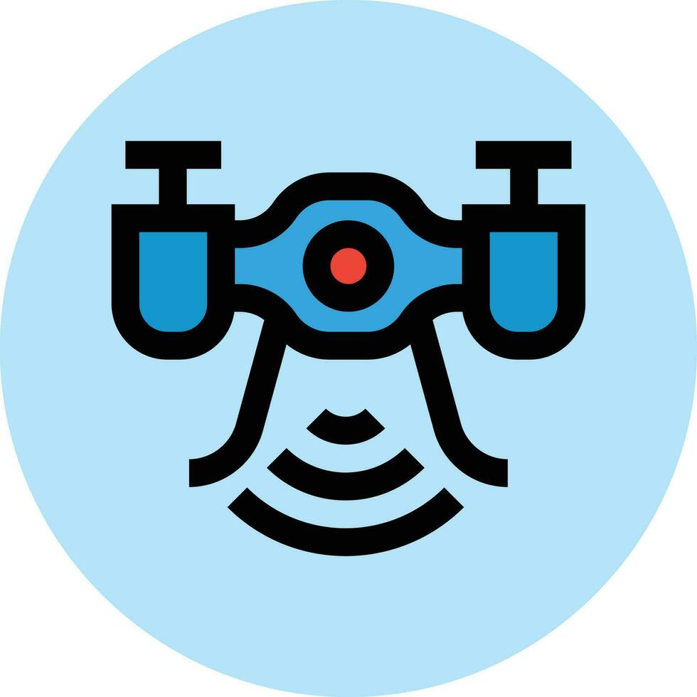 Drone Vector Icon Design Illustration