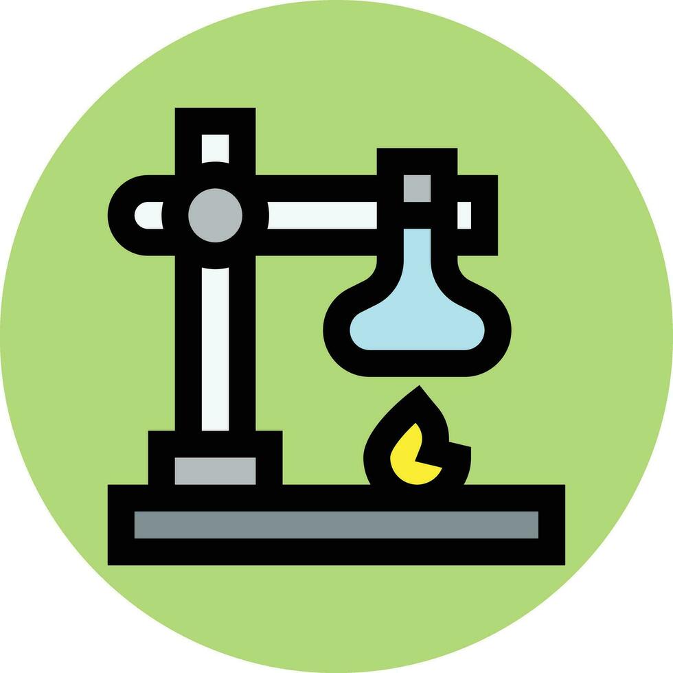 Bunsen Burner Vector Icon Design Illustration