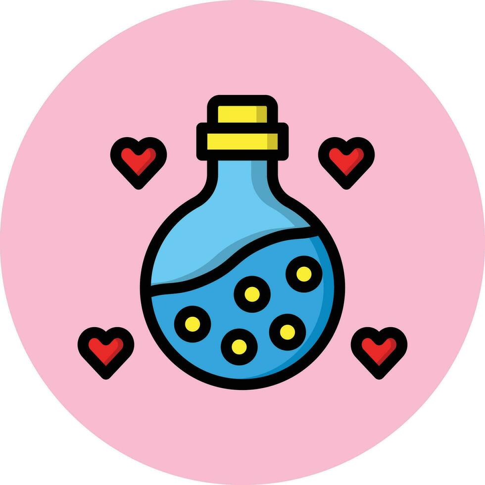 Love Potion Vector Icon Design Illustration