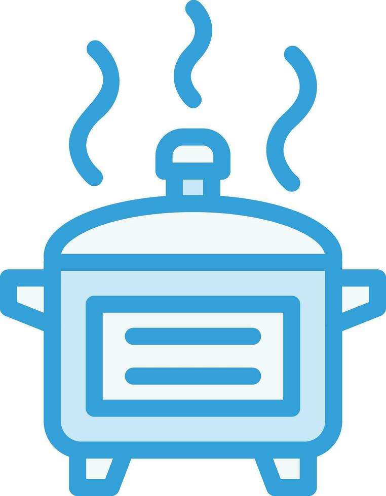 Hot kitchen pot Vector Icon Design Illustration