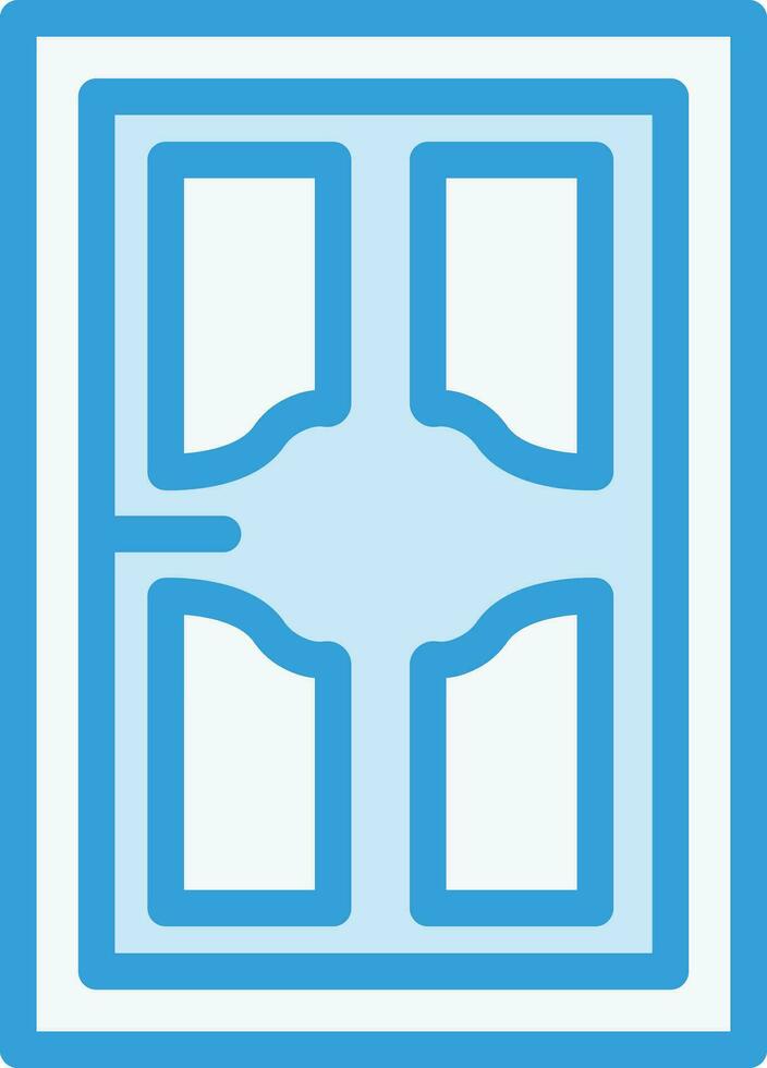 ilustración de diseño de icono de vector de puerta