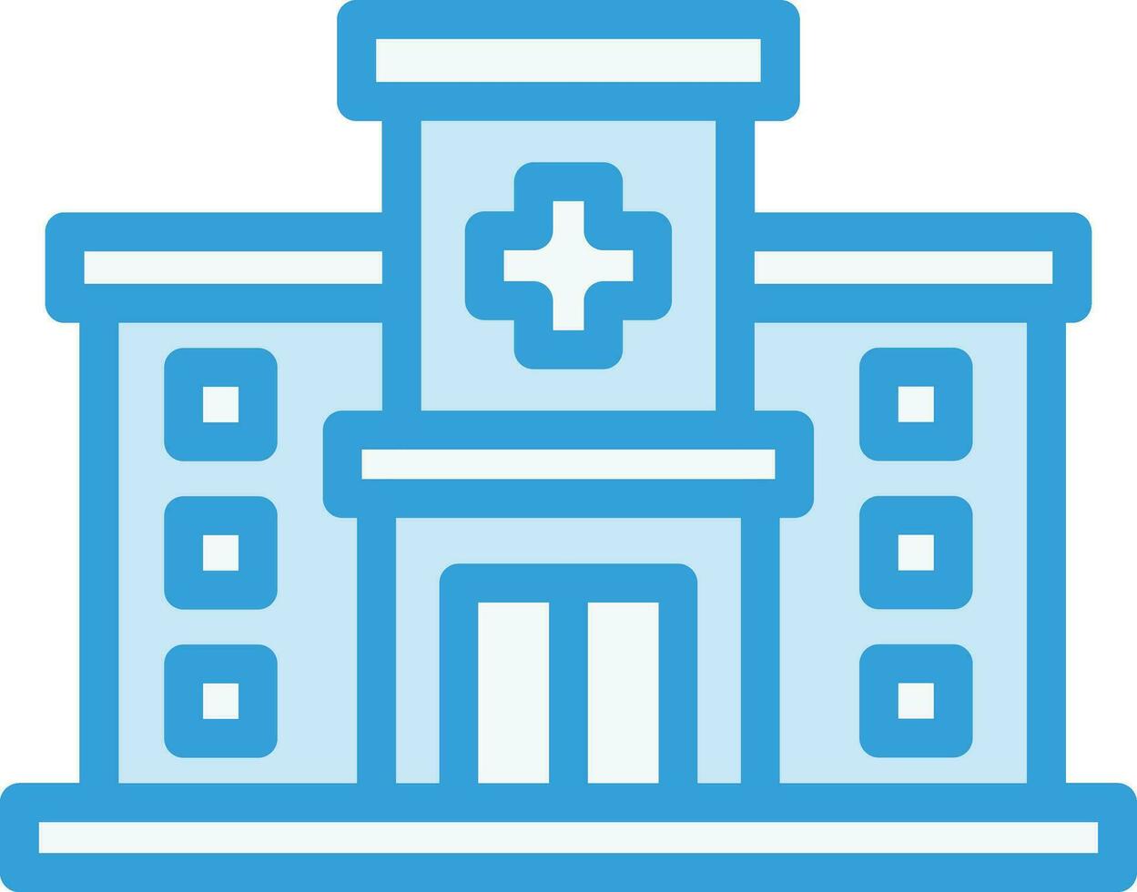 Hospital Vector Icon Design Illustration