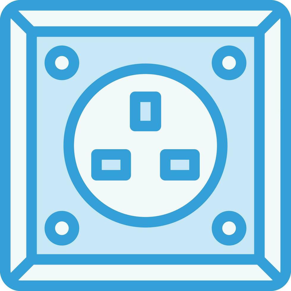 Power socket Vector Icon Design Illustration