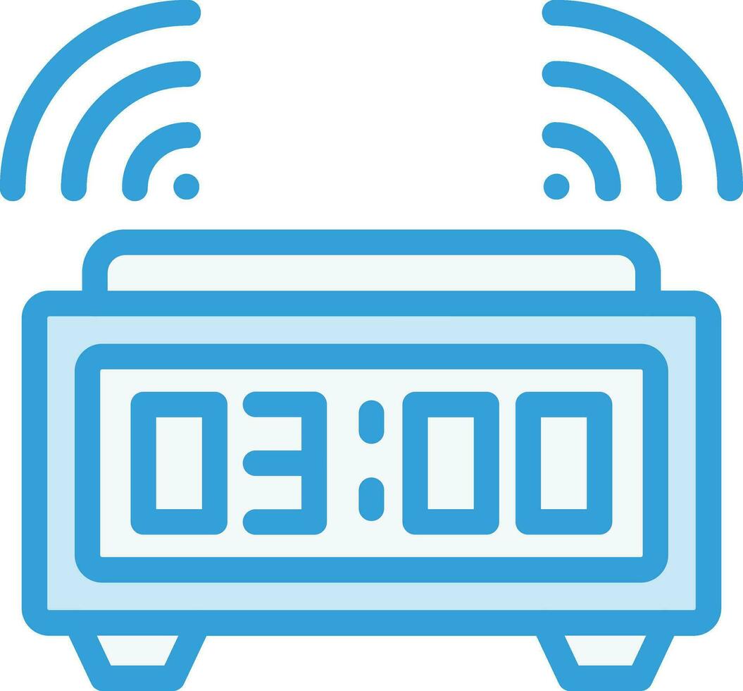 Digital alarm clock Vector Icon Design Illustration