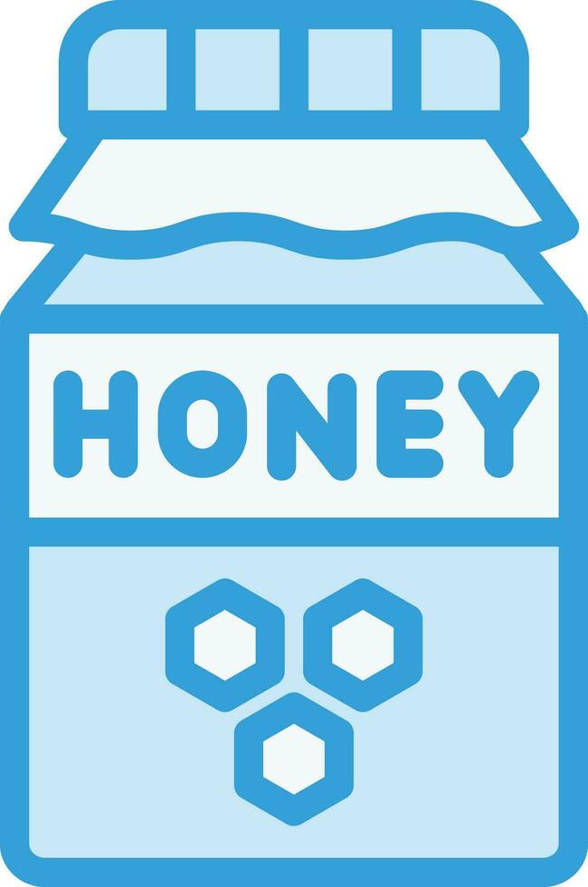 Honey Jar Vector Icon Design Illustration