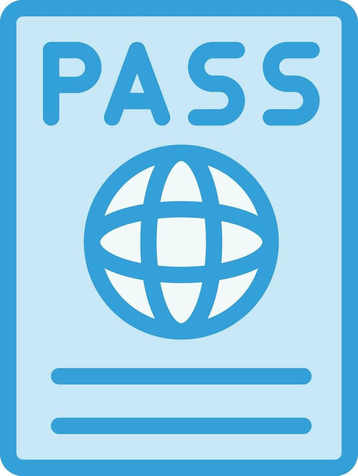 Passport Vector Icon Design Illustration