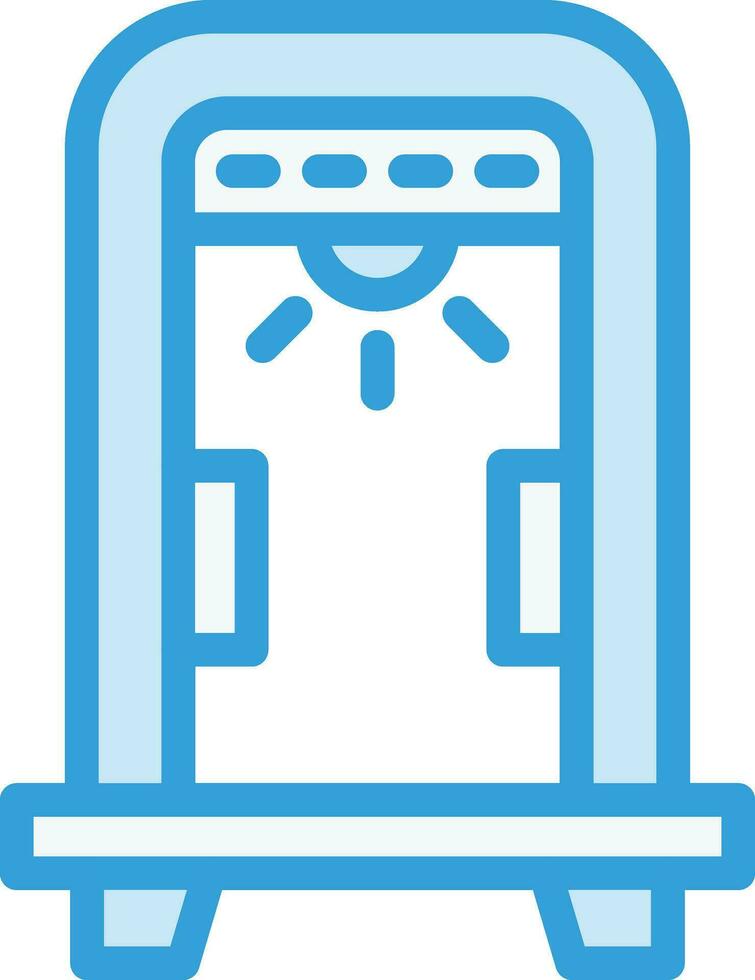 Metal Detector Vector Icon Design Illustration