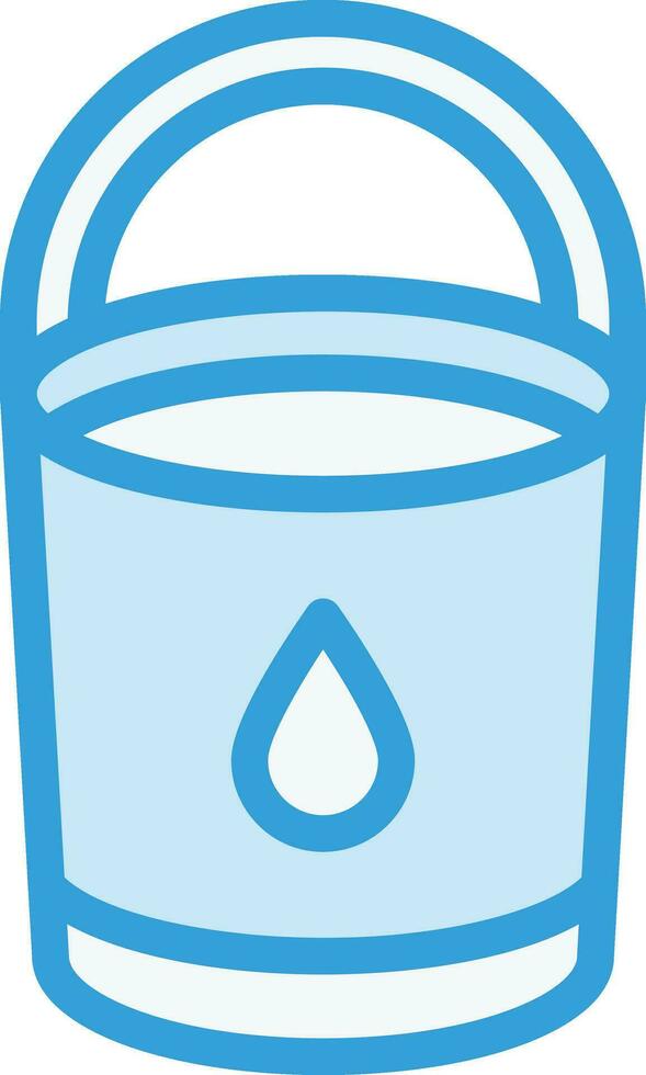 Bucket Vector Icon Design Illustration