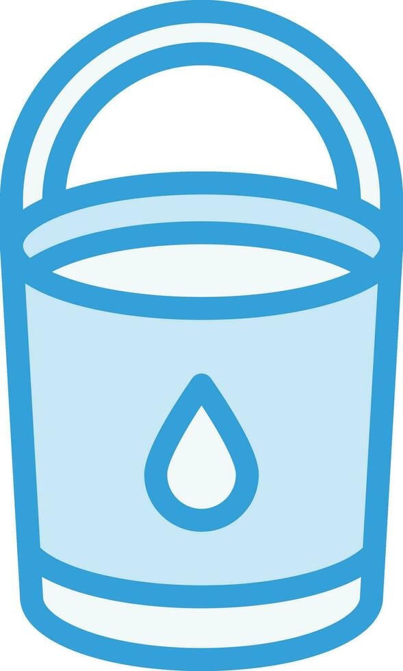 Bucket Vector Icon Design Illustration