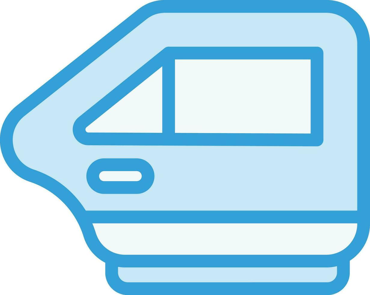 Car door Vector Icon Design Illustration