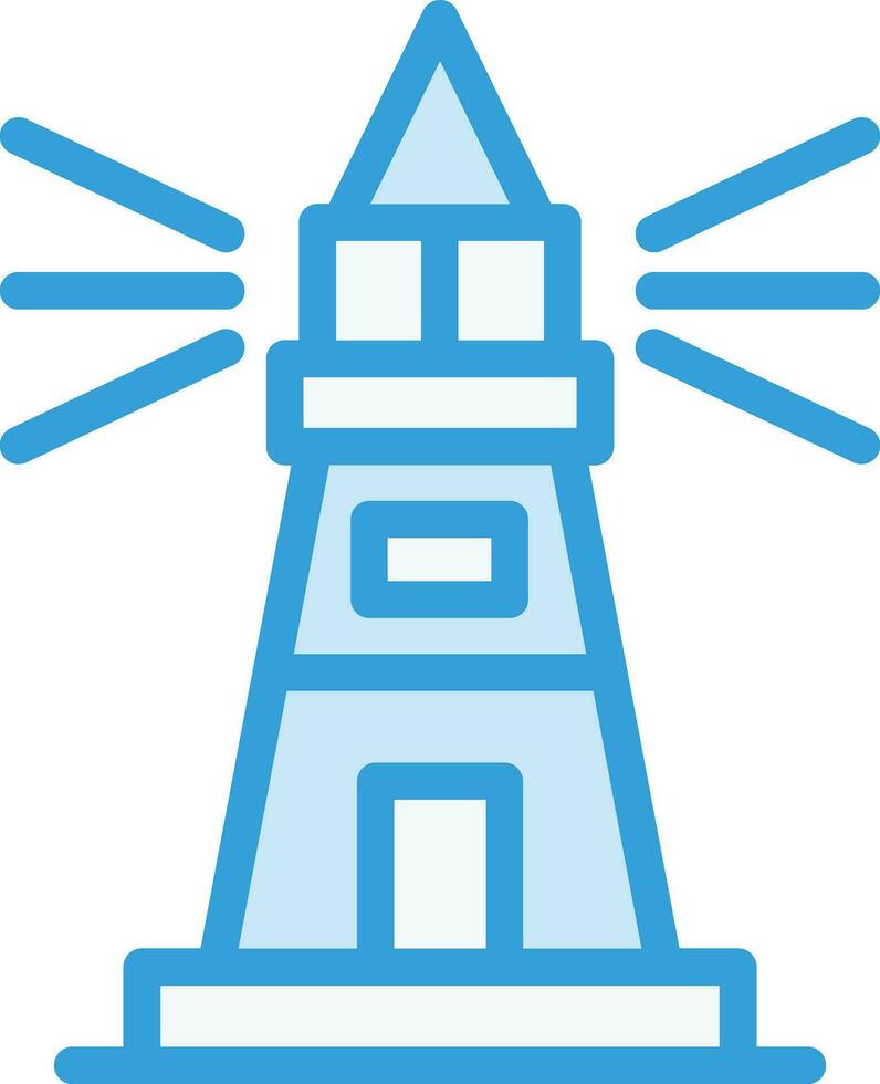 Lighthouse Vector Icon Design Illustration