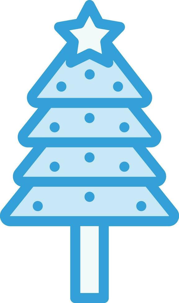 Christmas tree Vector Icon Design Illustration