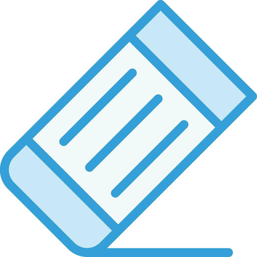 Eraser Vector Icon Design Illustration