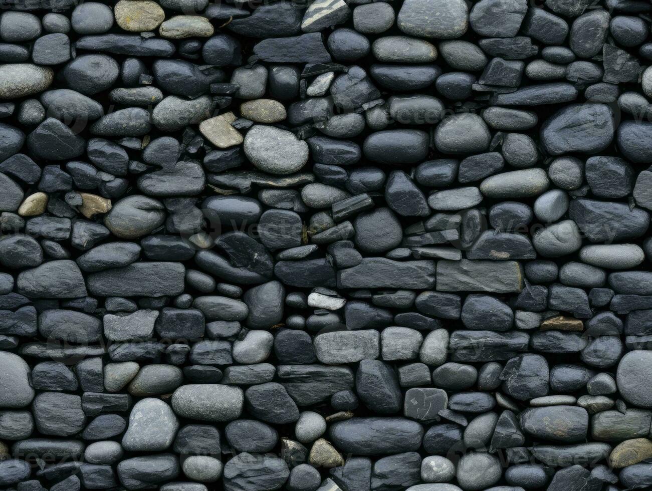 Rock texture background, seamless pattern, Generative AI photo
