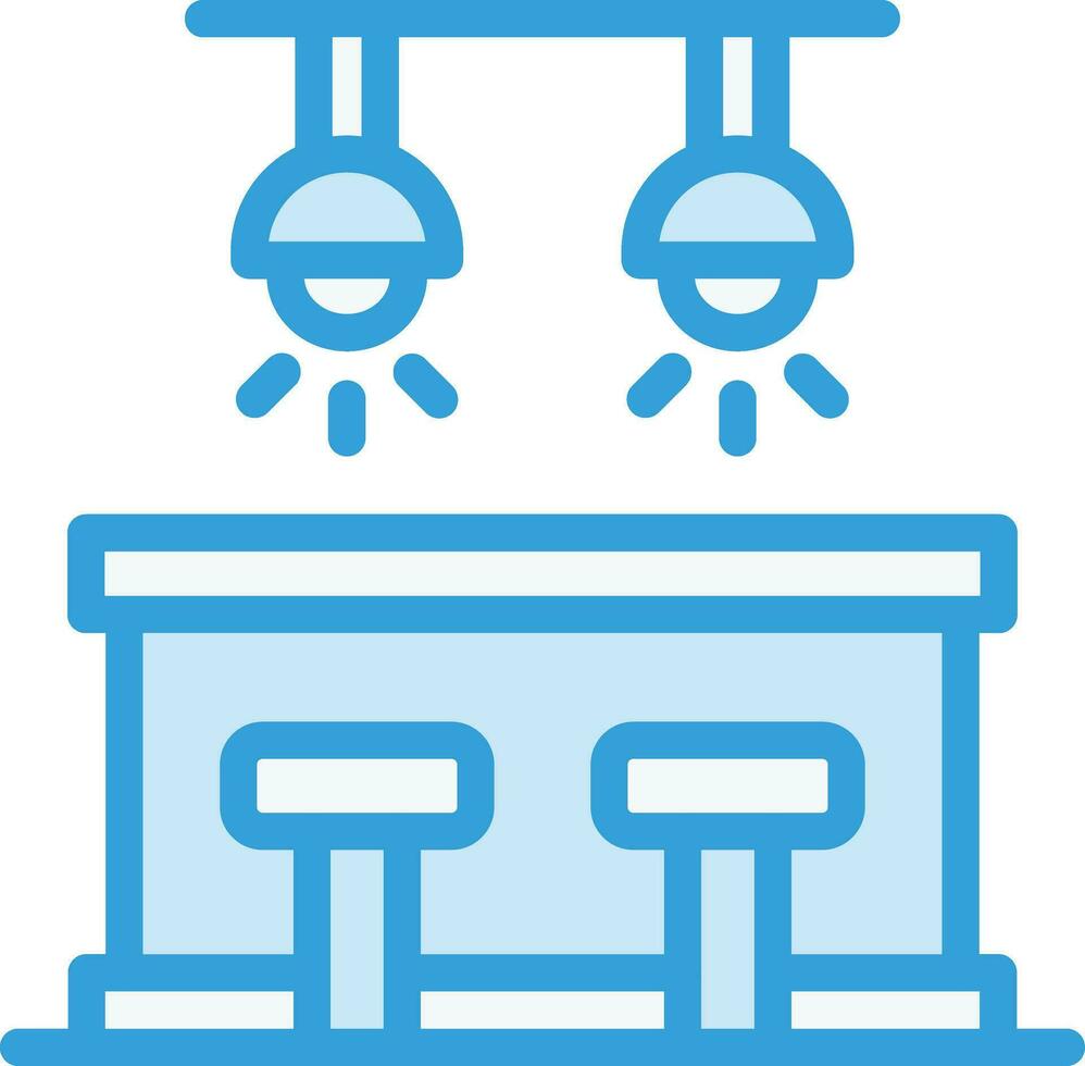 Bar Counter Vector Icon Design Illustration