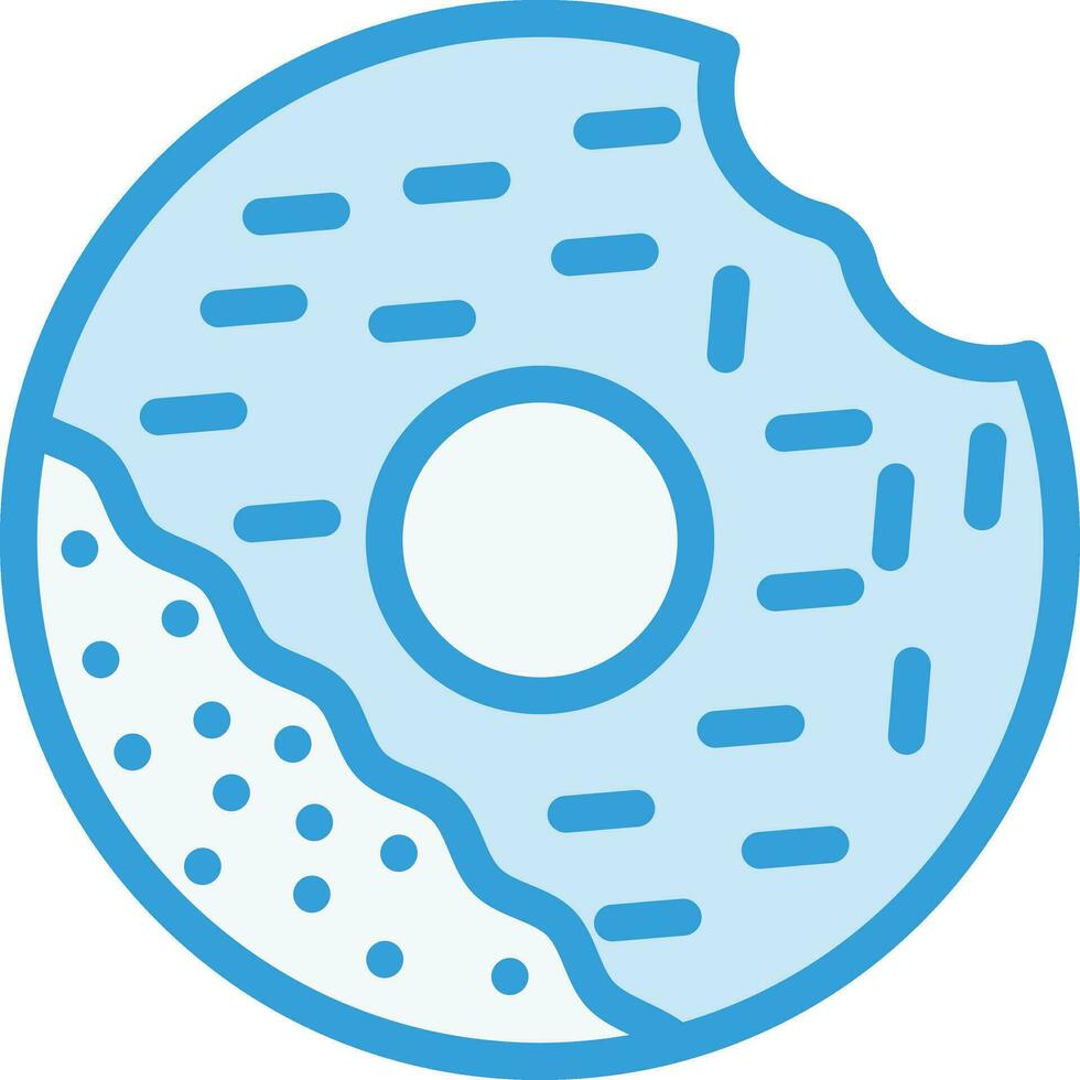 Donut Vector Icon Design Illustration