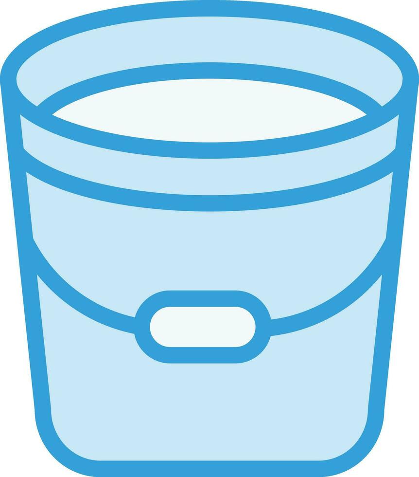 Bucket Vector Icon Design Illustration