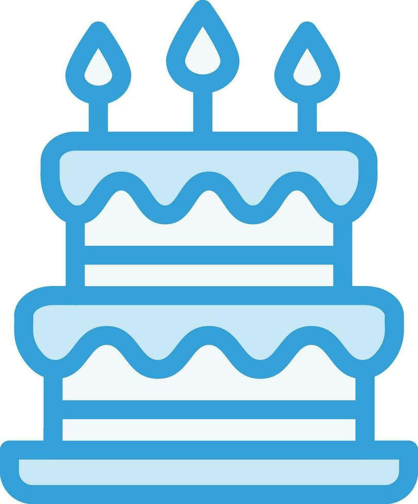 Cake Vector Icon Design Illustration