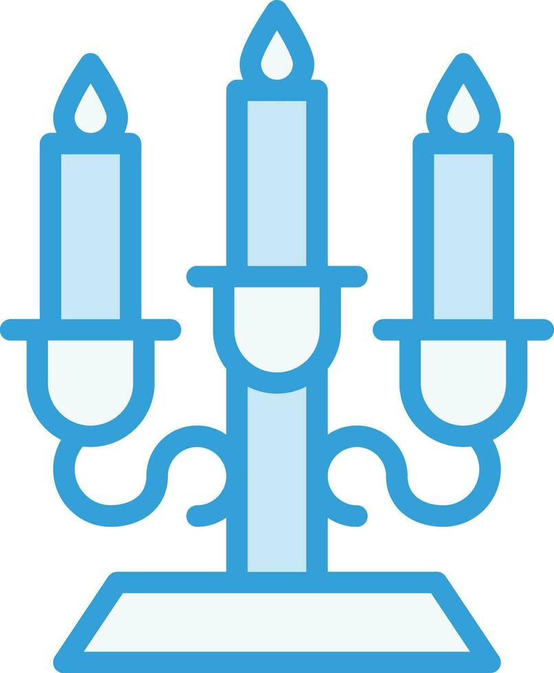 Candlestick Vector Icon Design Illustration