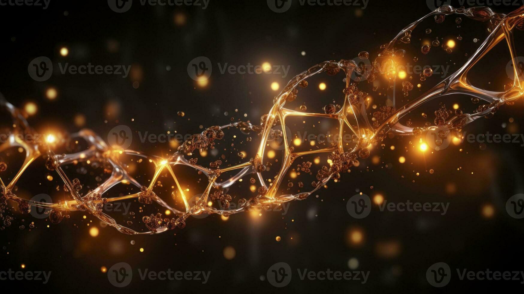 DNA chemical elements science futuristic background, Generative AI photo