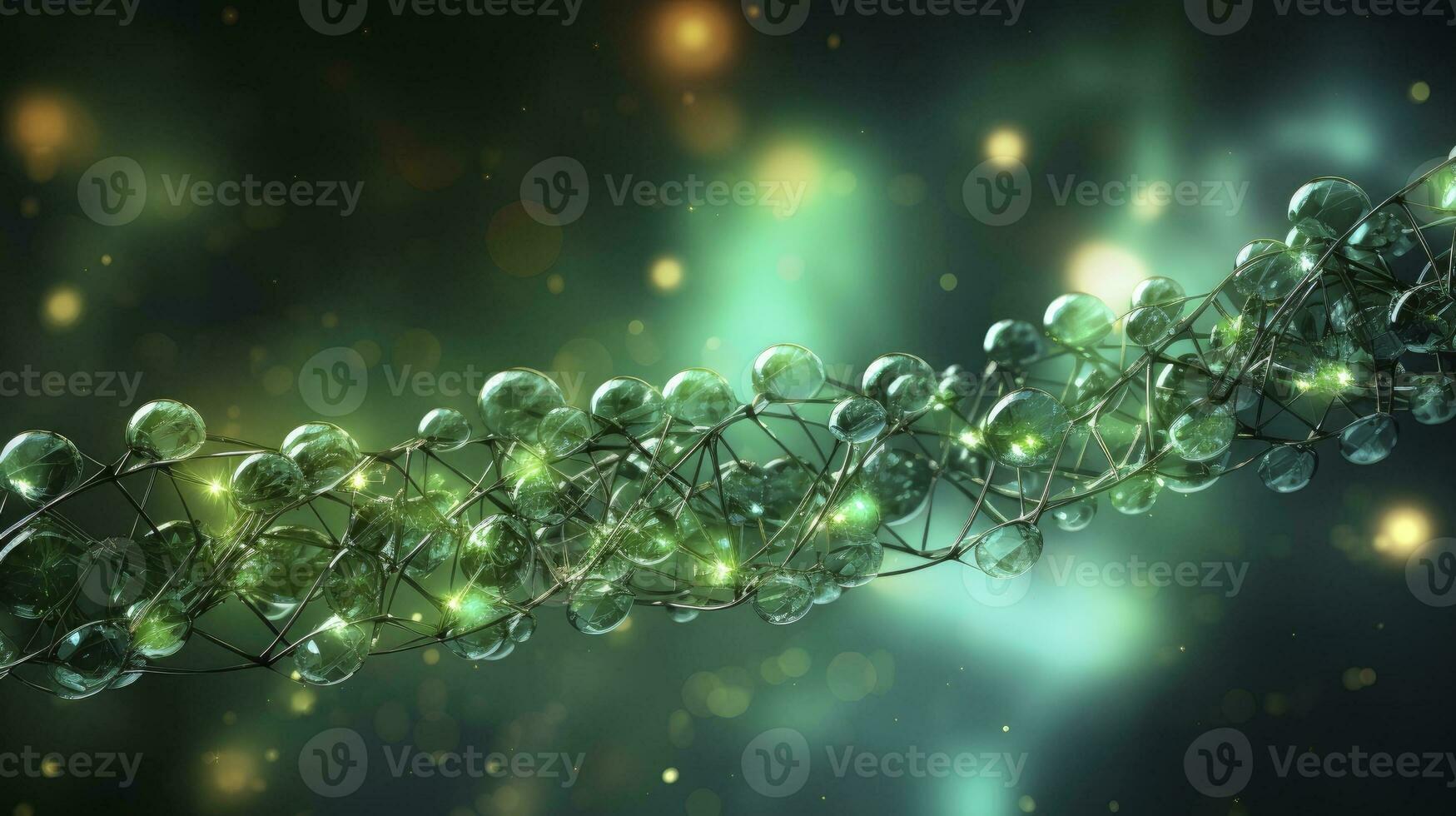 DNA chemical elements science futuristic background, Generative AI photo