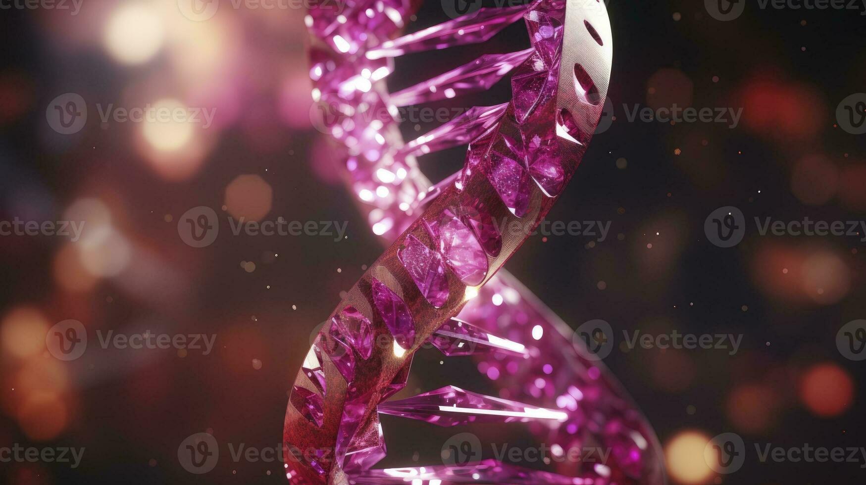 DNA chemical elements science futuristic background, Generative AI photo