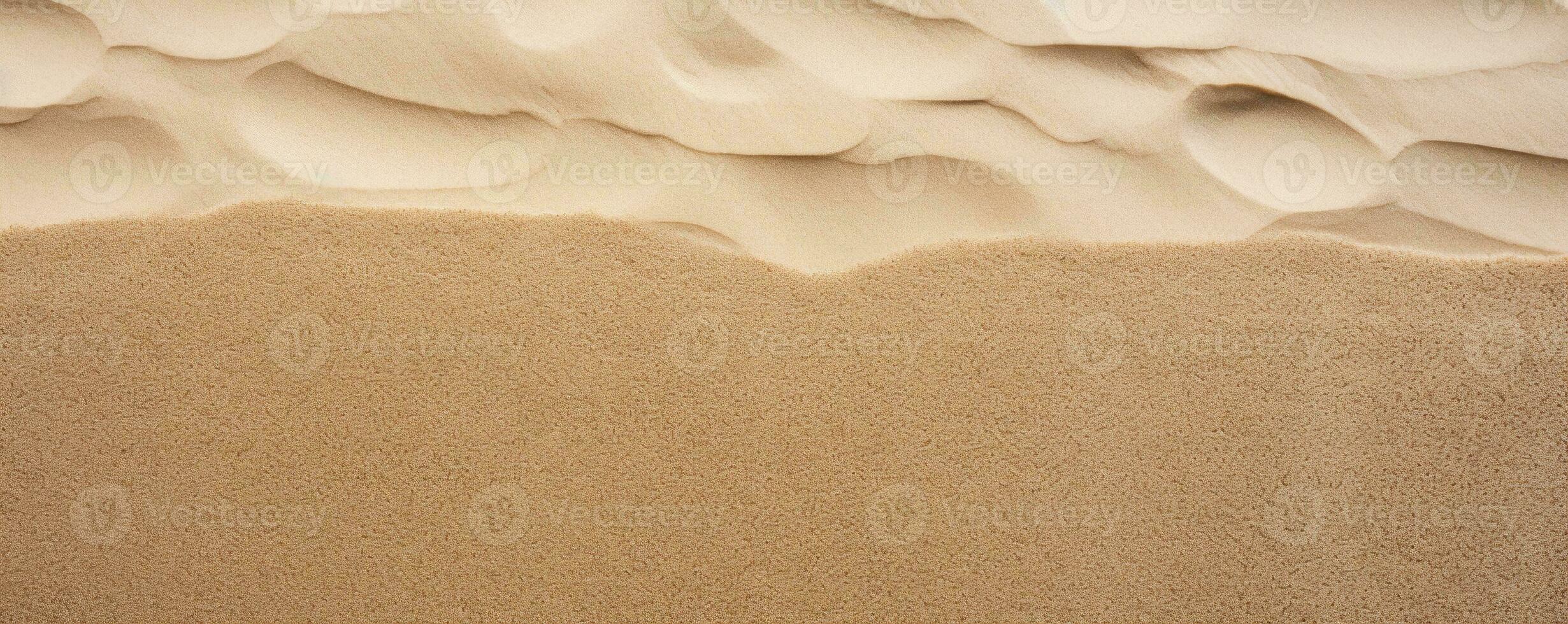 texture wallpaper of Fine beach sand in the summer sun, Generative AI photo