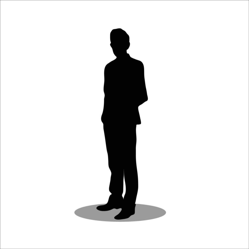 Men silhouette stock vector illustration