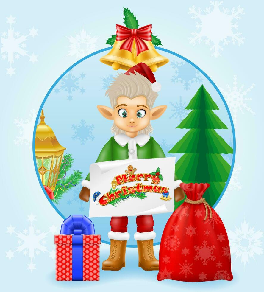 christmas new year card poster background for holiday greeting cards vector illustration