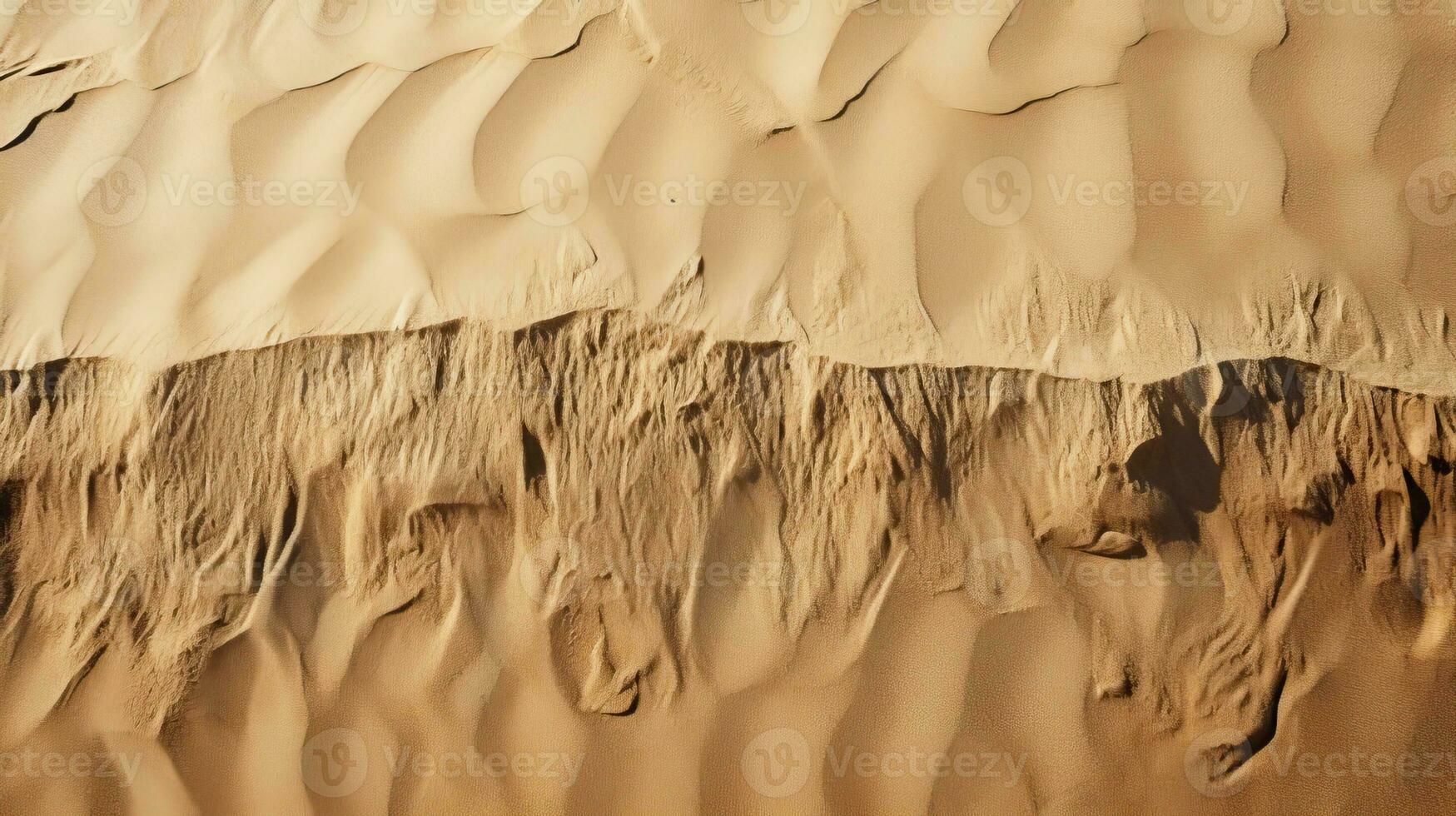 texture wallpaper of Fine beach sand in the summer sun, Generative AI photo