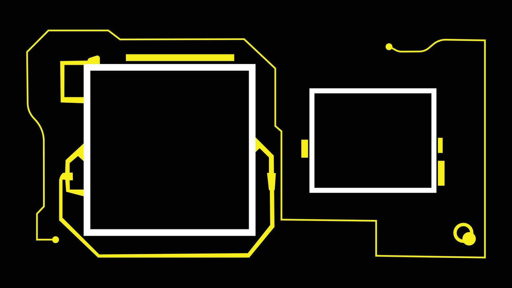 Stripes technology circuit board vector concept abstract background