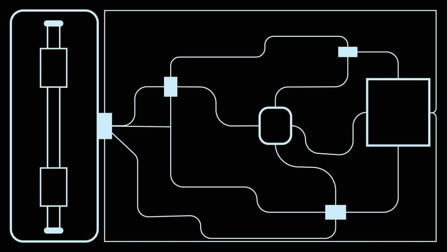 rayas tecnología circuito tablero vector concepto resumen antecedentes