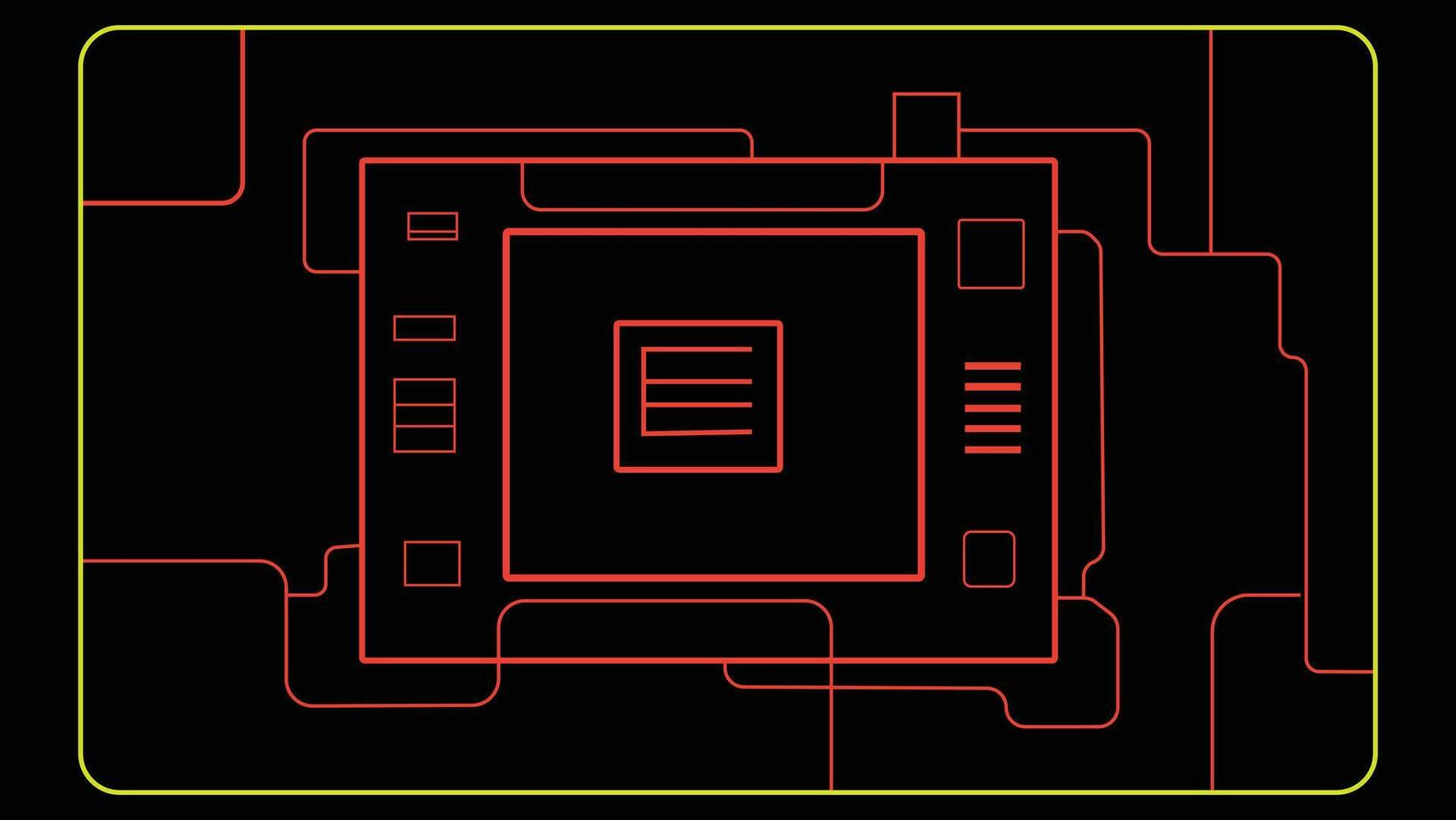 Stripes technology circuit board vector concept abstract background