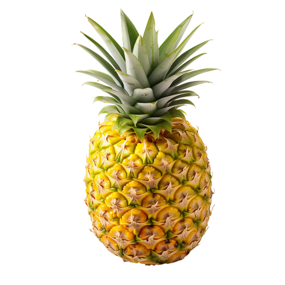 AI generated pineapple on transparent background PNG image