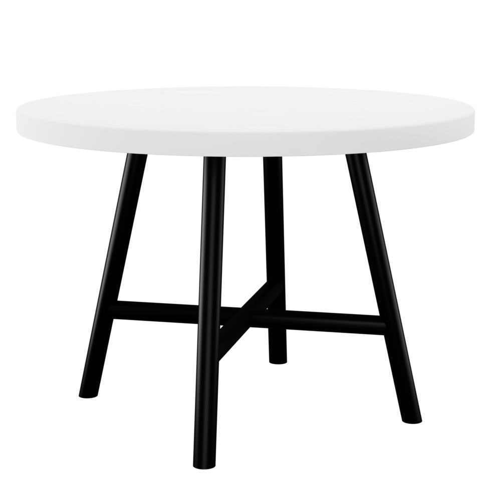 3D Whitte Coffee Table png