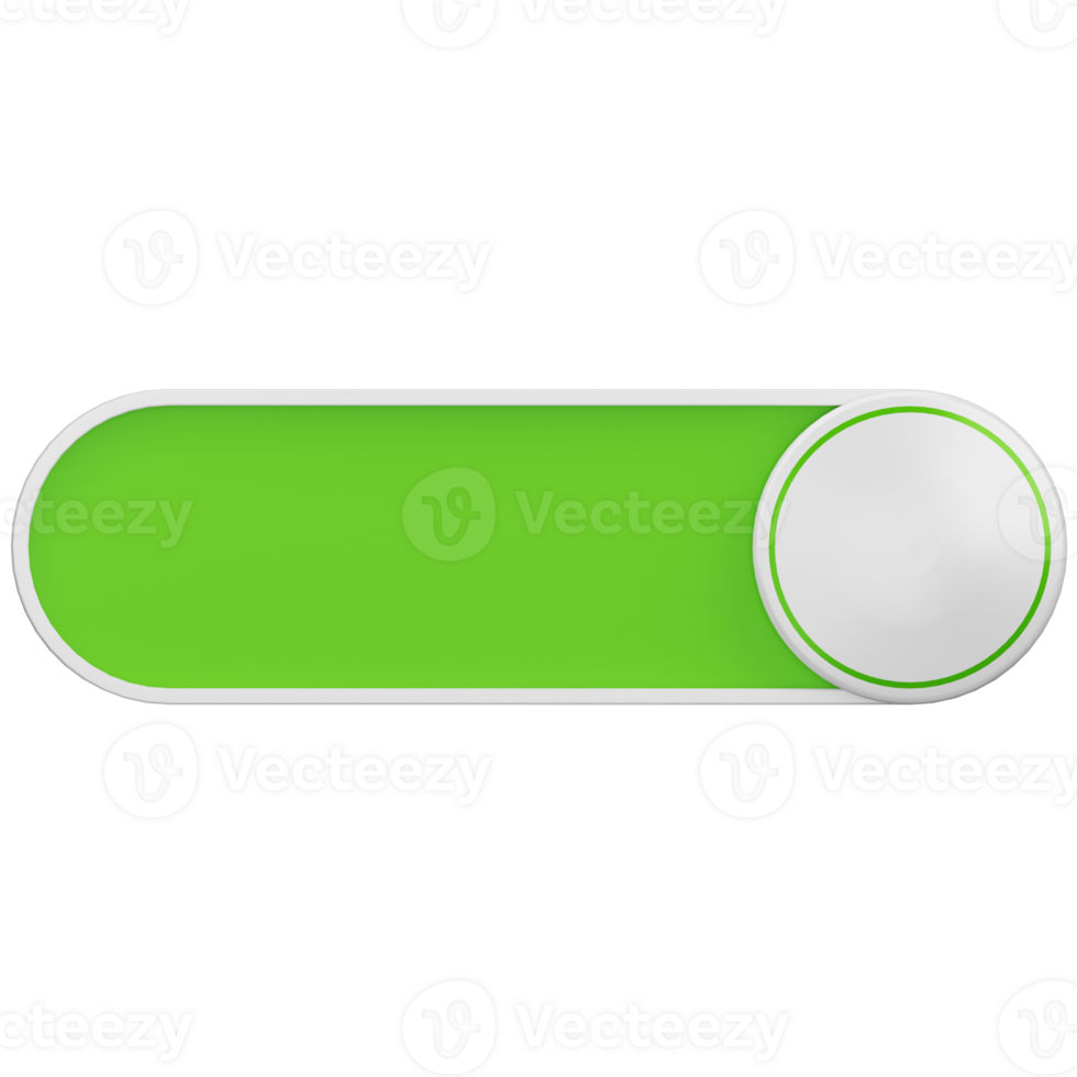 switch on button 3d illustration png