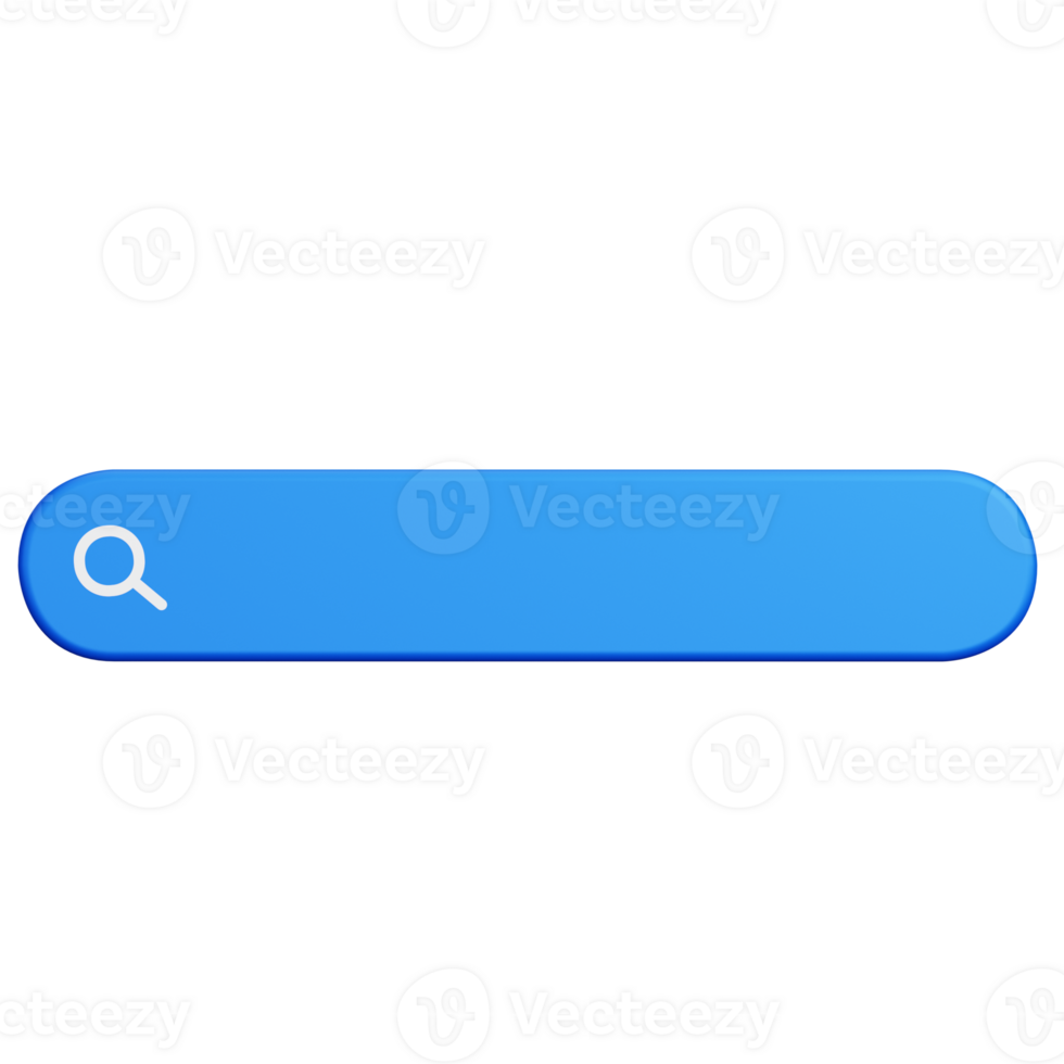 search bar 3d illustration png