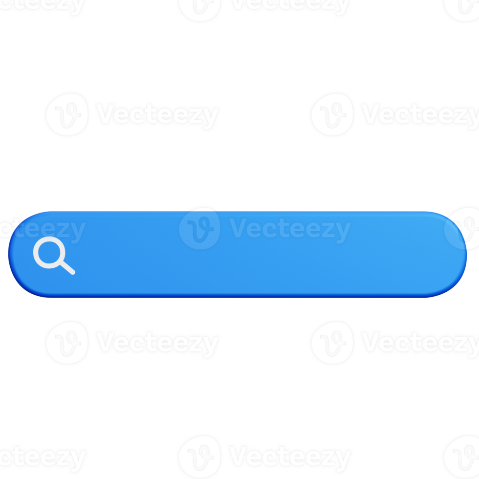 ricerca bar 3d illustrazione png