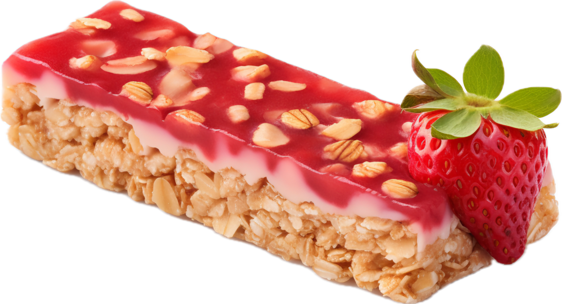 ai-generated-strawberry-oat-and-nut-bar-png-34616678-png