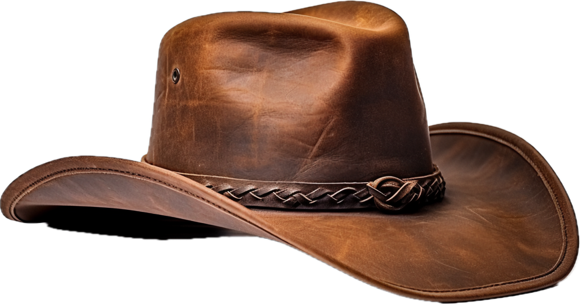 AI generated cowboy hat png