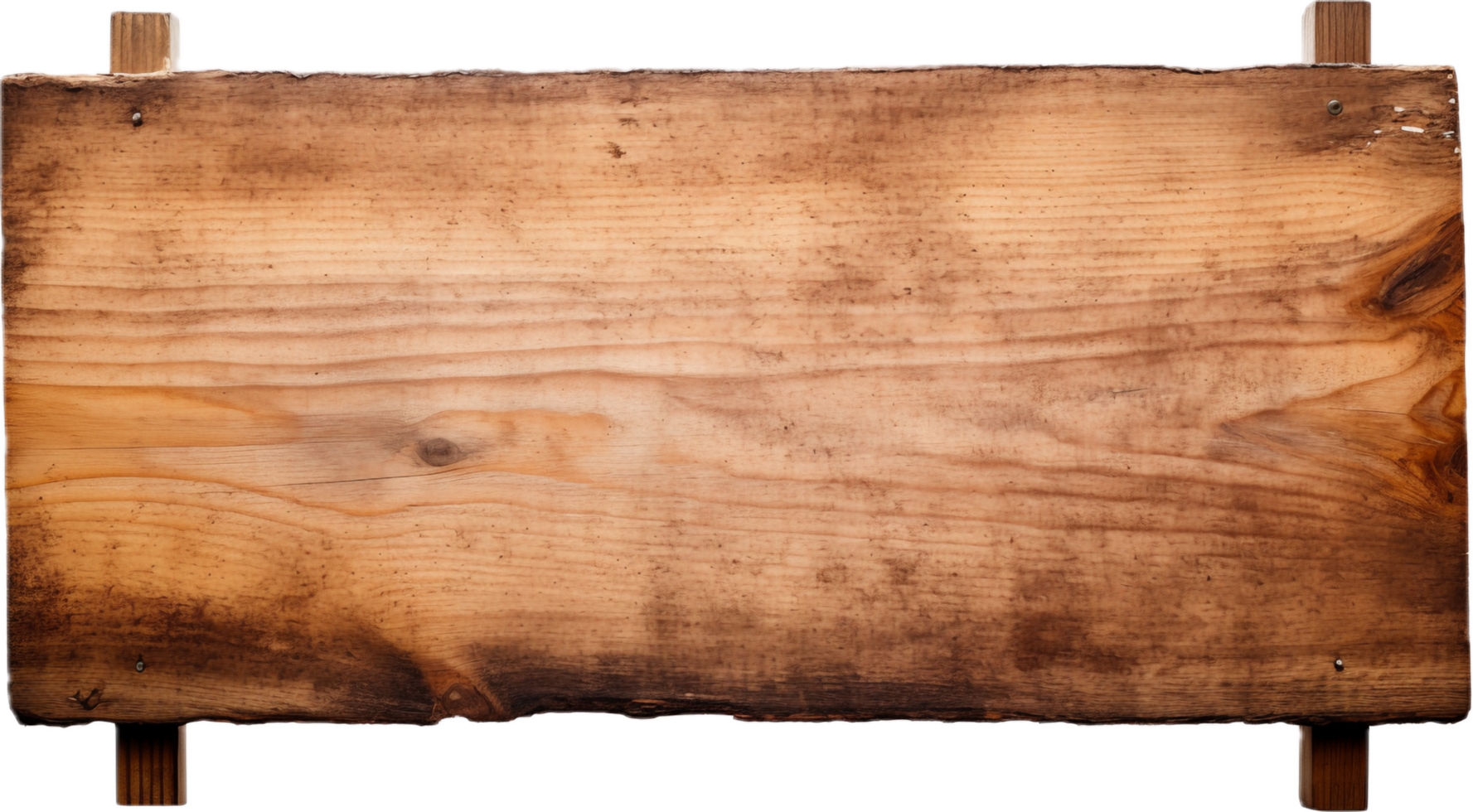 AI generated close up of empty wooden sign png