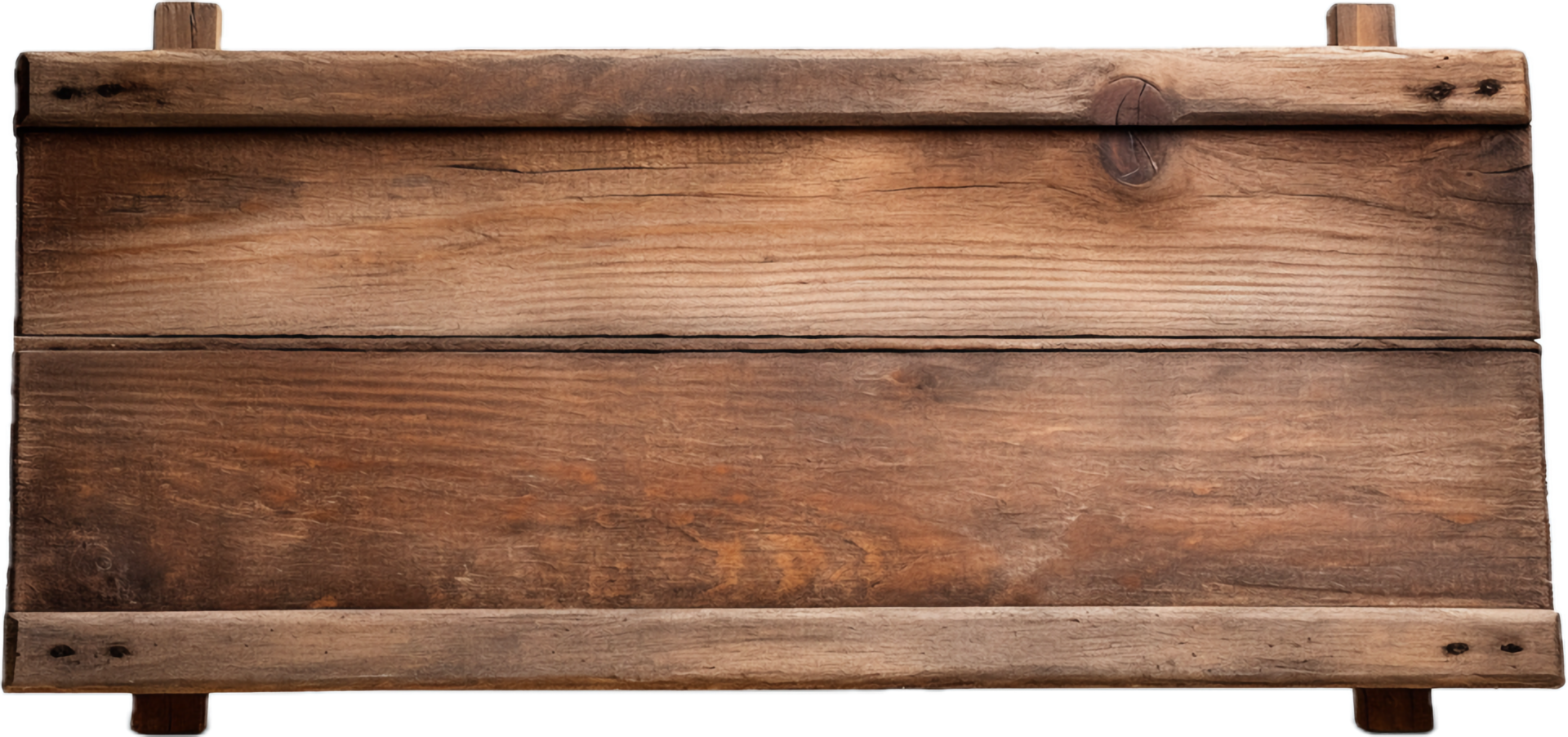 AI generated close up of empty wooden sign png