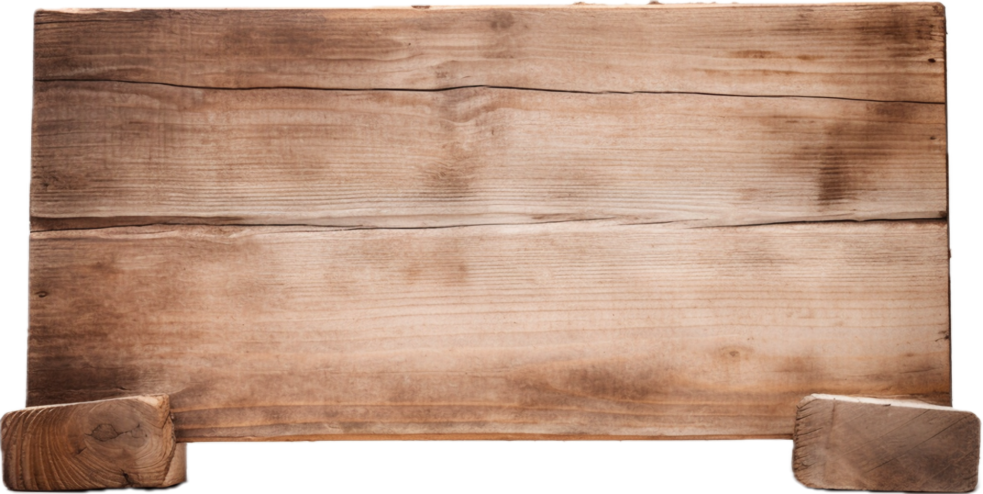 AI generated close up of empty wooden sign png
