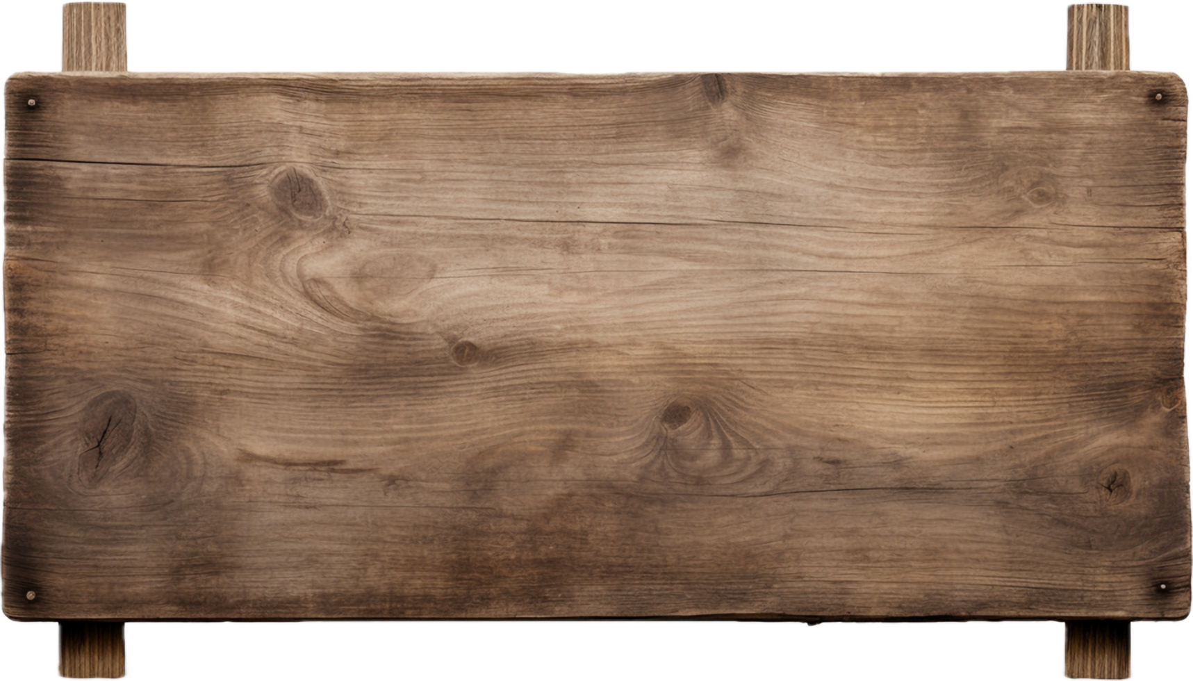 AI generated close up of empty wooden sign png