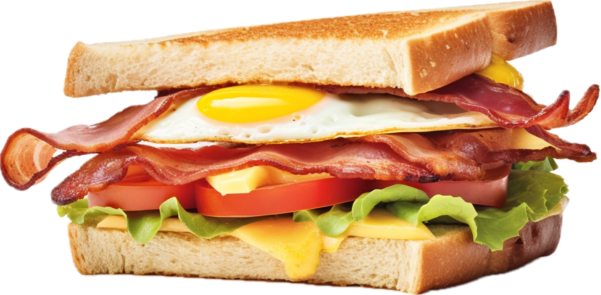 AI Generated Sandwich With Bacon Cheese And Egg Png 34616996 PNG ai-generated-sandwich-with-bacon-cheese-and-egg-png-34616996-png