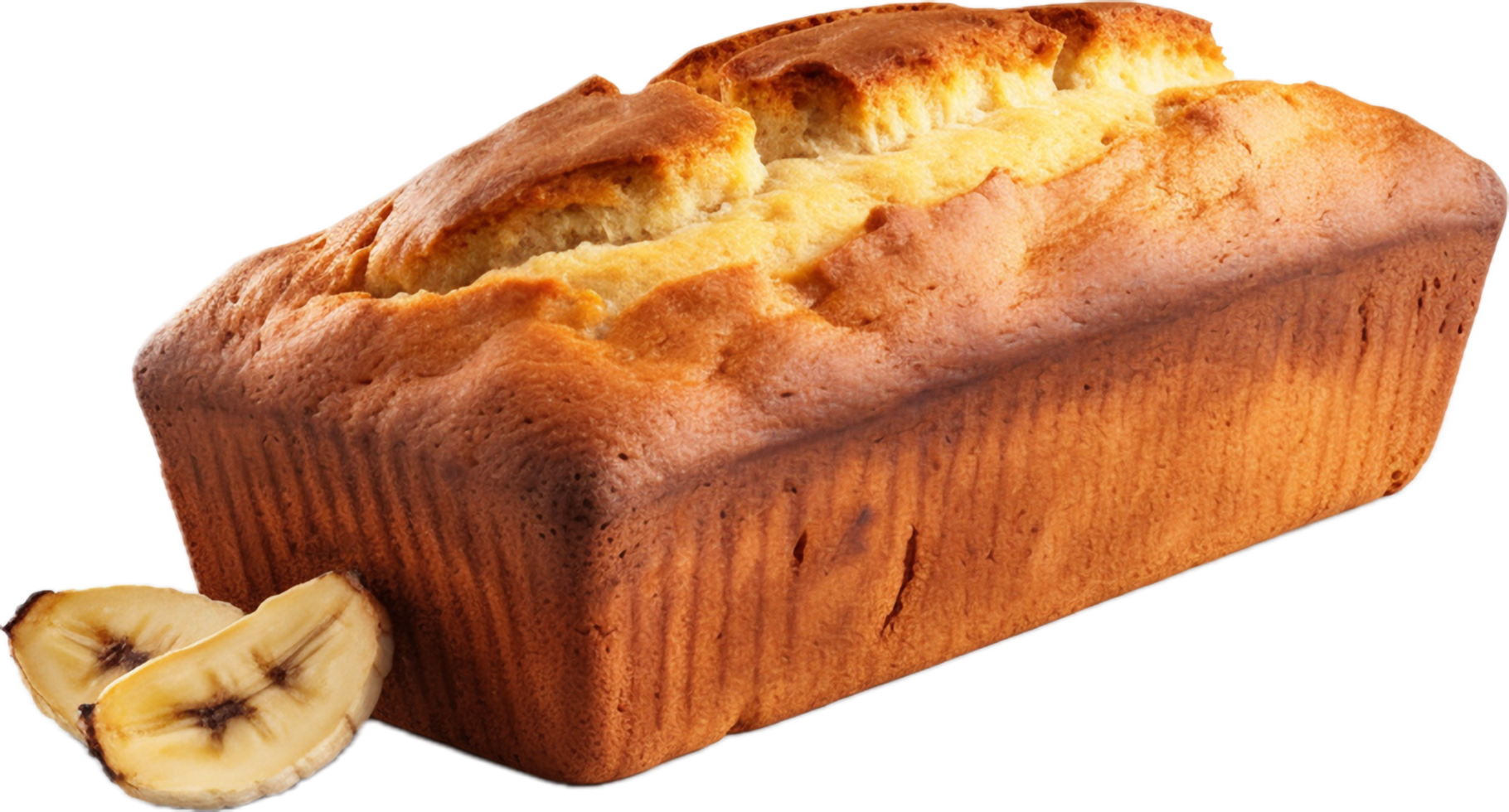 Banana bread png with AI generated.